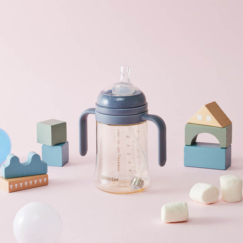 Bình tập uống cho bé LocknLock Little Luv có ống hút dung tích 280ml / 350ml nhiều màu - HAP914-HAP915 image number null